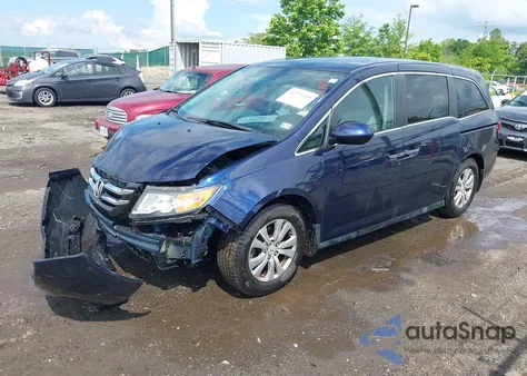 2016 Honda Odyssey Ex-L z USA, uszkodzony, nr VIN 5FNRL5H61GB082739